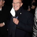 Foto Nicoloro G.   Fusignano ( Ravenna )   04/11/2021   Evento di chiusura della mostra ' Oltre il sogno. L' emozione del calcio totale di Arrigo Sacchi '. Dialogo fra tre allenatori sul calcio di ieri, di oggi e di domani. nella foto Arrigo Sacchi