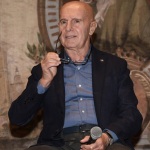 Foto Nicoloro G.   Fusignano ( Ravenna )   04/11/2021   Evento di chiusura della mostra \' Oltre il sogno. L\' emozione del calcio totale di Arrigo Sacchi \'. Dialogo fra tre allenatori sul calcio di ieri, di oggi e di domani. nella foto Arrigo Sacchi
