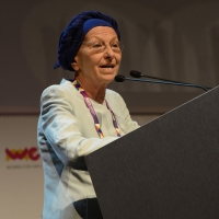 Foto Nicoloro G.  29/06/2015   Milano   Nell' ambito di Expo 2015 un evento organizzato da We- Women for Expo dal titolo " Nurturing a sustainable future "'. nella foto Emma Bonino, presidente onorario di Women for Expo.