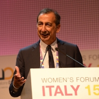 Foto Nicoloro G.  29/06/2015   Milano   Nell' ambito di Expo 2015 un evento organizzato da We- Women for Expo dal titolo " Nurturing a sustainable future "'. nella foto Giuseppe Sala, commissario unico Expo 2015.