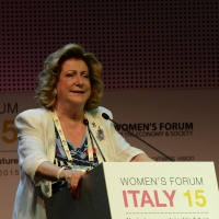 Foto Nicoloro G.  29/06/2015   Milano   Nell' ambito di Expo 2015 un evento organizzato da We- Women for Expo dal titolo " Nurturing a sustainable future "'. nella foto Diana Bracco, presidente di Expo 2015.