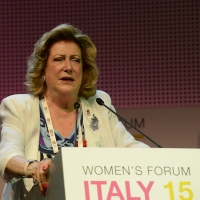 Foto Nicoloro G.  29/06/2015   Milano   Nell' ambito di Expo 2015 un evento organizzato da We- Women for Expo dal titolo " Nurturing a sustainable future "'. nella foto Diana Bracco, presidente di Expo 2015.