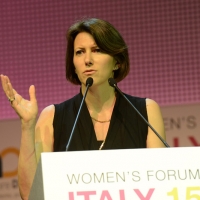 Foto Nicoloro G.  29/06/2015   Milano   Nell' ambito di Expo 2015 un evento organizzato da We- Women for Expo dal titolo " Nurturing a sustainable future "'. nella foto Claudia Parzani, presidente Valore D.