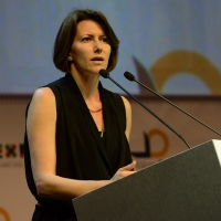 Foto Nicoloro G.  29/06/2015   Milano   Nell' ambito di Expo 2015 un evento organizzato da We- Women for Expo dal titolo " Nurturing a sustainable future "'. nella foto Claudia Parzani, presidente Valore D.