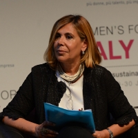 Foto Nicoloro G.  29/06/2015   Milano   Nell' ambito di Expo 2015 un evento organizzato da We- Women for Expo dal titolo " Nurturing a sustainable future "'. nella foto la giornalista Maria Latella.