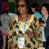 Foto Nicoloro G.  03/07/2015   Milano   Nell' ambito di Expo 2015 un evento organizzato da We- Women for Expo e da Save the Children dal titolo " Starting from girls ", ossia investire sulle ragazze per sconfiggere la malnutrizione. nella foto Albina Assis Pereira Africano, segretario generale del padiglione Angola Expo 2015.