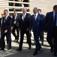 Foto Nicoloro G.  24/06/2015  Milano    Nell\' ambito di Expo 2015 si è svolta la Giornata Nazionale della Slovacchia. nella foto al centro il presidente slovacco Andrey Kiska.
