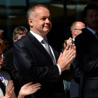 Foto Nicoloro G.  24/06/2015  Milano    Nell' ambito di Expo 2015 si è svolta la Giornata Nazionale della Slovacchia. nella foto il presidente slovacco Andrey Kiska.