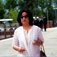 Foto Nicoloro G.  01/08/2015   Milano    Seconda giornata della Conferenza Internazionale dei ministri della Cultura di piÃ¹ di 80 paesi presenti all\' Expo. nella foto il ministro della Cultura del Bahrain la principessa Mai Khalifa Al Khalifa.