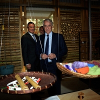 Foto Nicoloro G.   05/05/2015  Milano    Expo Milano 2015, l' Esposizione Internazionale che l'Italia ospiterà dal primo Maggio al 31 Ottobre 2015. nella foto il sindaco di Milano Giuliano Pisapia.
