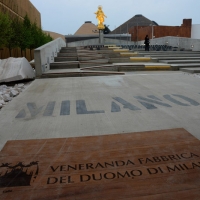 Foto Nicoloro G.   05/05/2015    Milano   Expo Milano 2015 si apre al mondo e si mette in mostra. nella foto il padiglione della Veneranda Fbbrica del Duomo.