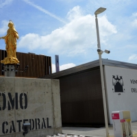 Foto Nicoloro G.   05/05/2015    Milano   Expo Milano 2015 si apre al mondo e si mette in mostra. nella foto il padiglione della Veneranda Fbbrica del Duomo.