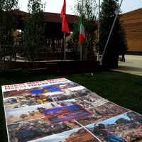 Foto Nicoloro G.   05/05/2015    Milano   Expo Milano 2015 si apre al mondo e si mette in mostra. nella foto davanti al padiglione del Nepal.