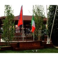Foto Nicoloro G.   05/05/2015    Milano   Expo Milano 2015 si apre al mondo e si mette in mostra. nella foto il padiglione del Nepal.