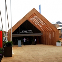 Foto Nicoloro G.   05/05/2015    Milano   Expo Milano 2015 si apre al mondo e si mette in mostra. nella foto il padiglione del Belgio.