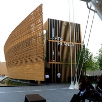 Foto Nicoloro G.   05/05/2015    Milano   Expo Milano 2015 si apre al mondo e si mette in mostra. nella foto il padiglione dell' Irlanda.