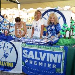 Foto Nicoloro G.   03/08/2019   Cervia ( Ra )   Festa della Lega Romagna. nella foto lo stand con i vari gadget.