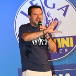 Foto Nicoloro G.   01/08/2020    Cervia ( RA ) Seconda serata della Festa della Lega Romagna che ha visto la presenza del leader del Carroccio. nella foto il segretario della Lega Matteo Salvini.
