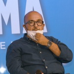 Foto Nicoloro G.   01/08/2020    Cervia ( RA ) Seconda serata della Festa della Lega Romagna che ha visto la presenza del leader del Carroccio. nella foto il direttore del TG2 Gennaro Sangiuliano.