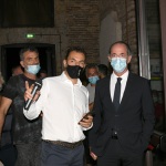 Foto Nicoloro G.   04/08/2020  Cervia ( RA )   Ultima giornata della Festa della Lega Romagna. nella foto il segretario della Lega Romagna Jacopo Morrone, a sinistra, e il governatore del Veneto Luca Zaia.