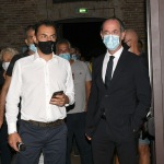 Foto Nicoloro G.   04/08/2020  Cervia ( RA )   Ultima giornata della Festa della Lega Romagna. nella foto il segretario della Lega Romagna Jacopo Morrone, a sinistra, e il governatore del Veneto Luca Zaia.