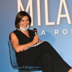 Foto Nicoloro G.   04/08/2020  Cervia ( RA )   Ultima giornata della Festa della Lega Romagna. nella foto la giornalista Bianca Berlinguer.