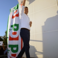 Foto Nicoloro G. 30/08/2013 Borgo Sisa ( Ravenna ) Festa del PD con l’ intervento del sindaco di Firenze Matteo Renzi. nella foto Matteo Renzi