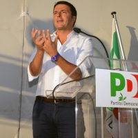Foto Nicoloro G. 30/08/2013 Borgo Sisa ( Ravenna ) Festa del PD con l’ intervento del sindaco di Firenze Matteo Renzi. nella foto Matteo Renzi 