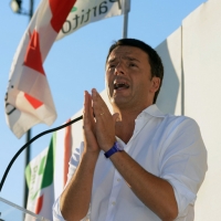 Foto Nicoloro G. 30/08/2013 Borgo Sisa ( Ravenna ) Festa del PD con l’ intervento del sindaco di Firenze Matteo Renzi. nella foto Matteo Renzi  