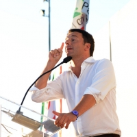 Foto Nicoloro G. 30/08/2013 Borgo Sisa ( Ravenna ) Festa del PD con l’ intervento del sindaco di Firenze Matteo Renzi. nella foto Matteo Renzi   