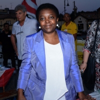 Foto Nicoloro G. 26/07/2013 Cervia ( Ravenna ) Nell' ambito della Festa del PD di Cervia serata di dibattito sul tema " Il contributo degli immigrati all' economia italiana " alla presenza del ministro dell' Integrazione Cecilie Kyenge. nella foto Cecilie Kyenge  
