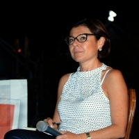 Foto Nicoloro G. 26/07/2013 Cervia ( Ravenna ) Nell' ambito della Festa del PD di Cervia serata di dibattito sul tema " Il contributo degli immigrati all' economia italiana " alla presenza del ministro dell' Integrazione Cecilie Kyenge. nella foto Paola De Micheli