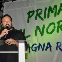 Foto Nicoloro G. 03/08/2013 Milano Marittima ( Ravenna ) Il presidente della regione Veneto Luca Zaia ha aperto la prima delle quattro giornate della Festa della Lega Nord Romagna che ha registrato il rifiuto a partecipare del ministro dell' Integrazione Cecile Kyenge. nella foto Gianluca Pini