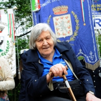 Foto Nicoloro G. 25/04/2011 Marzabotto (BO) Per il 25 Aprile " Festa della Liberazione " cerimonia di commemorazione delle vittime della strage nazifascista di Marzabotto. nella foto Margherita Hack