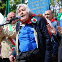 Foto Nicoloro G. 25/04/2011 Marzabotto (BO) Per il 25 Aprile " Festa della Liberazione " cerimonia di commemorazione delle vittime della strage nazifascista di Marzabotto. nella foto Margherita Hack