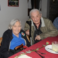 Foto Nicoloro G. 25/04/2011 Marzabotto (BO) Per il 25 Aprile " Festa della Liberazione " cerimonia di commemorazione delle vittime della strage nazifascista di Marzabotto. nella foto Margherita Hack – Aldo De Rosa