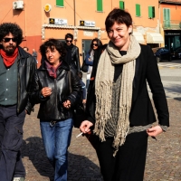 Foto Nicoloro G. 25/04/2013 Marzabotto ( Bologna ) Celebrazione della Festa della Liberazione in questo paese che durante la Seconda guerra mondiale subì una strage perpetrata dai nazisti. nella foto Cecilia Strada