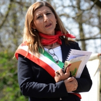 Foto Nicoloro G. 25/04/2013 Marzabotto ( Bologna ) Celebrazione della Festa della Liberazione in questo paese che durante la Seconda guerra mondiale subì una strage perpetrata dai nazisti. nella foto Giusi Nicolini, Sindaco di Lampedusa
