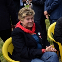 Foto Nicoloro G. 25/04/2013 Marzabotto ( Bologna ) Celebrazione della Festa della Liberazione in questo paese che durante la Seconda guerra mondiale subì una strage perpetrata dai nazisti. nella foto Il Segretario della CGIL, Susanna Camusso