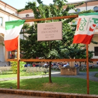 Foto Nicoloro G. 17/06/2011 Bagnacavallo (RA) " Festa della politica " organizzata dal PD tra dibattiti, mostre e cucina regionale. nella foto La Piazza intitolata a Benigno Zaccagnini