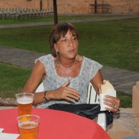 Foto Nicoloro G. 17/06/2011 Bagnacavallo (RA) " Festa della politica " organizzata dal PD tra dibattiti, mostre e cucina regionale. nella foto Flavia Perina