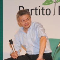 Foto Nicoloro G. 17/06/2011 Bagnacavallo (RA) " Festa della politica " organizzata dal PD tra dibattiti, mostre e cucina regionale. nella foto Luca Sofri
