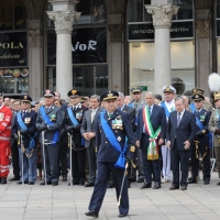 Foto Nicoloro G. 02/06/2011 Milano Celebrazione della Festa della Repubblica in piazza Duomo alla presenza delle piu\' alte cariche dell\' amministrazione e delle Forze Armate. nella foto Nello Barale