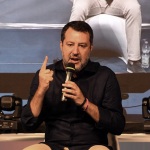 Foto Nicoloro G.   30/07/2023   Cervia ( RA )   Festa della Lega Romagna. nella foto il ministro Matteo Salvini.