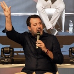 Foto Nicoloro G.   30/07/2023   Cervia ( RA )   Festa della Lega Romagna. nella foto il ministro Matteo Salvini.