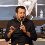 Foto Nicoloro G.   30/07/2023   Cervia ( RA )   Festa della Lega Romagna. nella foto il ministro Matteo Salvini.