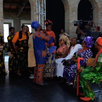 Foto Nicoloro G.  08/06/2014   Ravenna    Terza ed ultima giornata dell' ottava edizione del       " Festival delle Culture " che quest' anno affronta le tematiche della partecipazione, della convivenza e dell' incontro, per un arricchimento collettivo. nella foto durante la cerimonia di matrimonio.