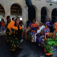 Foto Nicoloro G.  08/06/2014   Ravenna    Terza ed ultima giornata dell\' ottava edizione del       \" Festival delle Culture \" che quest\' anno affronta le tematiche della partecipazione, della convivenza e dell\' incontro, per un arricchimento collettivo. nella foto durante la cerimonia di matrimonio.
