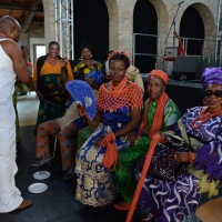 Foto Nicoloro G.  08/06/2014   Ravenna    Terza ed ultima giornata dell\' ottava edizione del       \" Festival delle Culture \" che quest\' anno affronta le tematiche della partecipazione, della convivenza e dell\' incontro, per un arricchimento collettivo. nella foto durante la cerimonia di matrimonio.