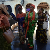 Foto Nicoloro G.  08/06/2014   Ravenna    Terza ed ultima giornata dell\' ottava edizione del       \" Festival delle Culture \" che quest\' anno affronta le tematiche della partecipazione, della convivenza e dell\' incontro, per un arricchimento collettivo. nella foto durante la cerimonia di matrimonio.